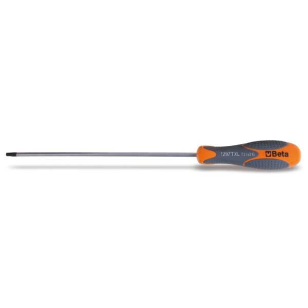 Wkrętaki profil Torx®, długie, chromowane, końcówki czernione 1297TX/L 15