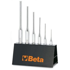 Zestaw 6-ciu wybijaków cylindrycznych (art. 31) z podstawką Beta - 31/SP6