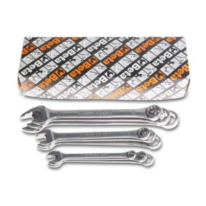 Zestaw 9-stu kluczy płasko-oczkowych (art. 42INOX-AS) BetaINOX - 42INOX-AS/S9