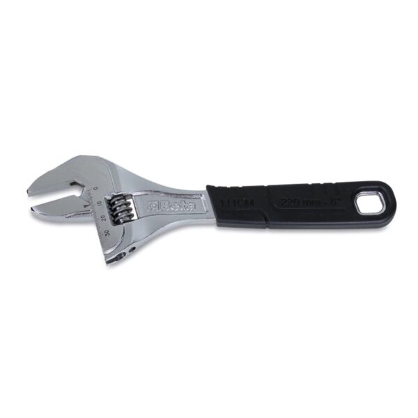 Klucze płaskie nastawne ze skalą, chromowane, krótkie Beta - 111CM 220