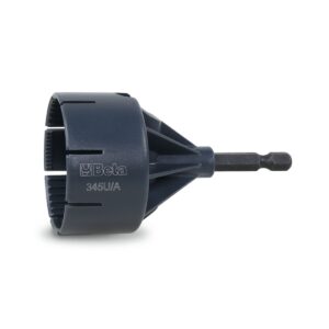Adapter do gratownika do rur model 345U, zabierak sześciokątny 1/4", umożliwia użycie z narzędziami obrotowymi z napędem Beta - 345U/A