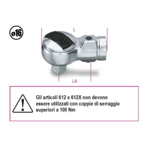 Głowice z dwukierunkowym mechanizmem zapadkowym Beta - 612