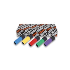 Komplet 5 nasadek udarowych z nakładkami polimerowymi Beta - 720LC/S5