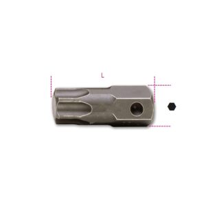 Końcówki wkrętakowe udarowe profil Torx® z zabierakiem 22 mm Beta - 727/ES22TX T80