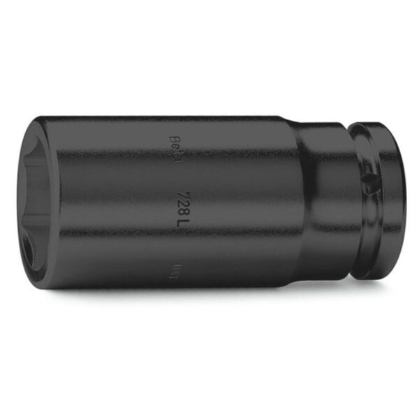 Nasadki udarowe sześciokątne, gniazdo 3/4", typ długi, fosforanowane Beta - 728L 17