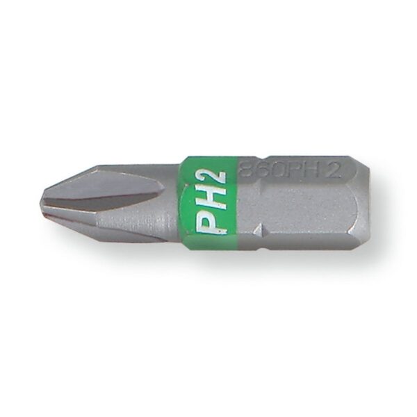 Końcówki wkrętakowe profil Phillips®, z kolorowym oznaczeniem Beta - 860PH 0