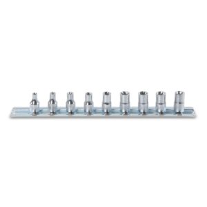 Komplet nasadek profil Torx® wewnętrzny, 1/4", chromowanych Beta - 900FTX/SB9