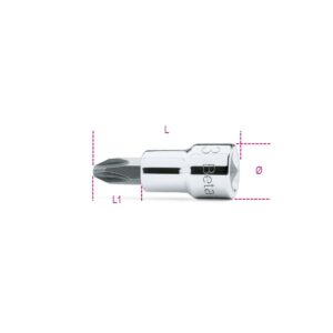 Nasadki z końcówką wkrętakową profil Phillips® Beta - 910PH 1