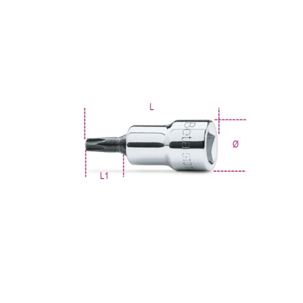 Nasadki z końcówką trzpieniową profil Torx® Beta - 910TX 15