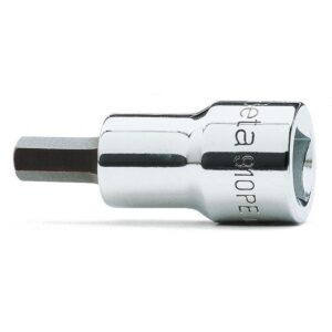 Nasadki z końcówką trzpieniową sześciokątną, gniazdo 3/8", chromowane - końcówki czernione Beta - 910PE/AS 1/8
