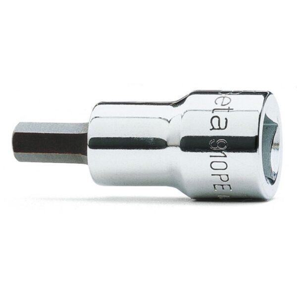 Nasadki z końcówką trzpieniową sześciokątną, gniazdo 3/8", chromowane - końcówki czernione Beta - 910PE/AS 1/8