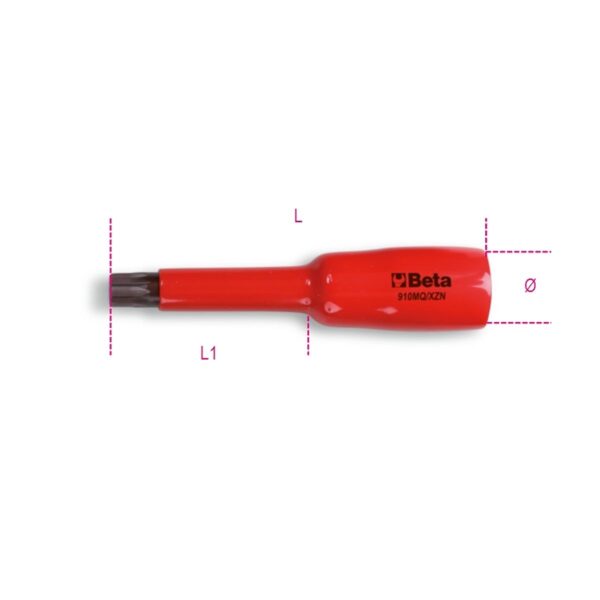 Nasadki z końcówką trzpieniową XZN® Beta - 910MQ-XZN 8