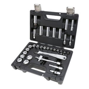 Zestaw 28 nasadek sześciokątnych z 5 akcesoriami, w pudełku z tworzywa sztucznego BetaWORKER - BW 913E/C33