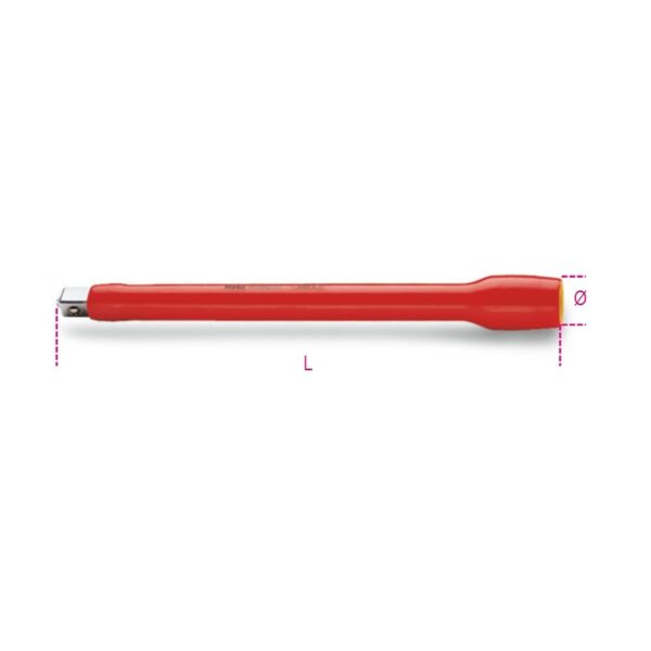 Przedłużacz w izolacji do 1000V Beta - 920MQ/22