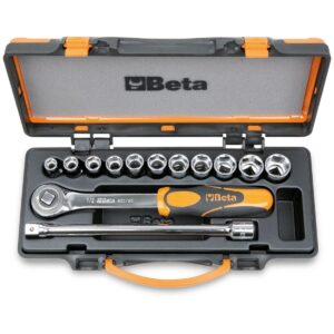 Zestawy 11 nasadek z akcesoriami, w pudełkach metalowych Beta - 920A/C11