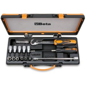 Zestaw nasadek profil Torx® z akcesoriami, w pudełku metalowym Beta - 920TX/C17