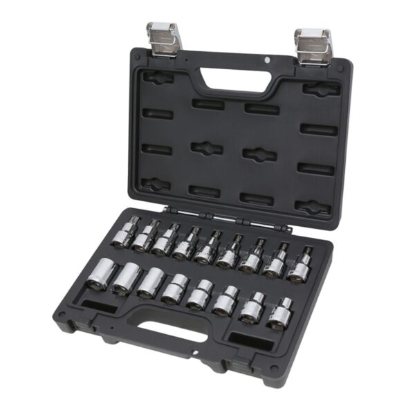 Komplet 17 nasadek profil Torx®, w pudełku z tworzywa sztucznego BetaWORKER - BW 923E-FTX/C17