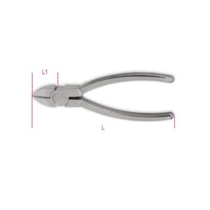 Szczypce tnące boczne, wykonane ze stali nierdzewnej BetaINOX - 1082INOX 160