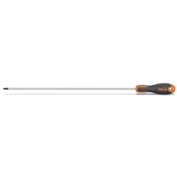 Wkrętaki Evox krzyżowe profil Phillips®, długie, chromowane, końcówki czernione BetaEVOX - 1202EL 3X300
