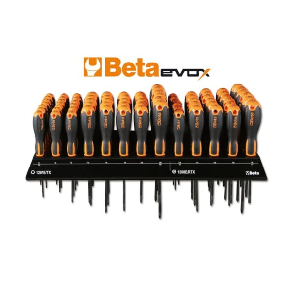 Zestaw 80 wkrętaków na półce wiszącej BetaEVOX - 1203E/E10P