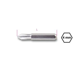 Końcówki wkrętakowe precyzyjne, profil Phillips® 4 mm Beta - 1256PH 000