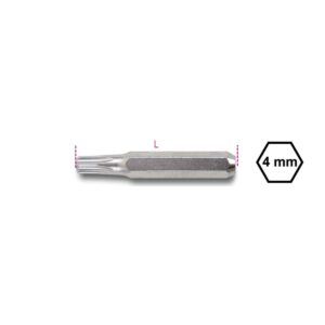 Końcówki wkrętakowe precyzyjne, profil Torx® 4 mm Beta - 1256TX 3