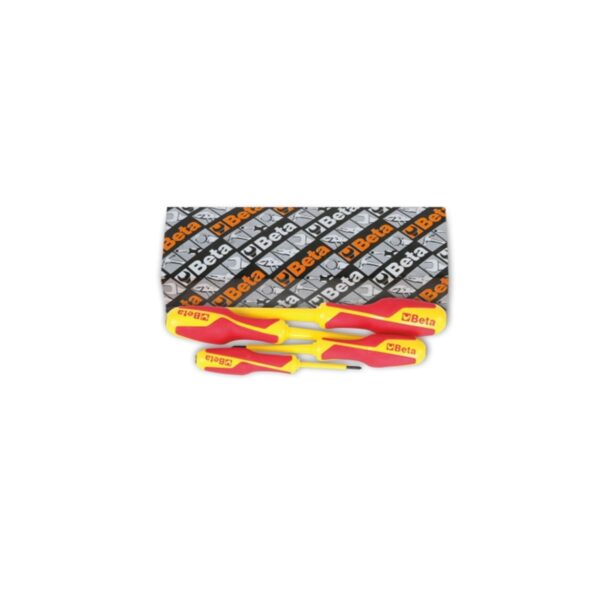 Zestaw 4-ech wkrętaków krzyżowych profil Pozidriv®-Supadriv® (art. 1279MQ) Beta - 1279MQ/S4