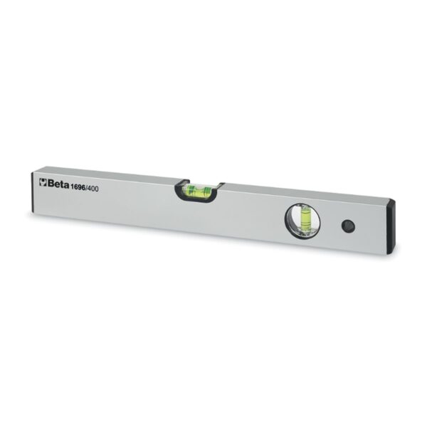 Poziomnice z 2-ma nietłukącymi libelkami, profil aluminiowy anodyzowany, dokładność: 1mm/m Beta - 1696 200