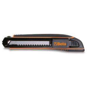Nóż z ostrzem chowanym, 18 mm, dostarczany z 6 ostrzami Beta - 1771HD