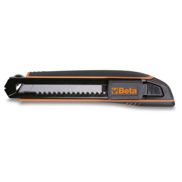 Nóż z ostrzem chowanym, 18 mm, dostarczany z 6 ostrzami Beta - 1771HD