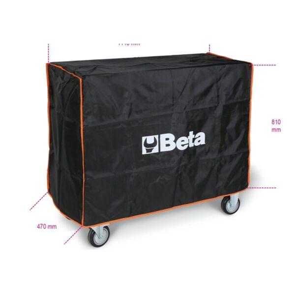 Pokrowiec z nylonu na wózki narzędziowe RSC24A-XL, RSC24L, RSC24L-CAB Beta - 2400-COVER RSC24AXL