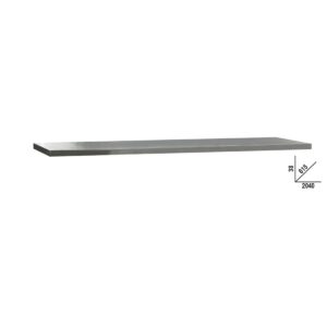 Blat roboczy (2040x615 mm) z płyty MDF pokrytej stalą nierdzewną BetaC45PRO - C45PRO 2.0 PXE/3-2,0MT