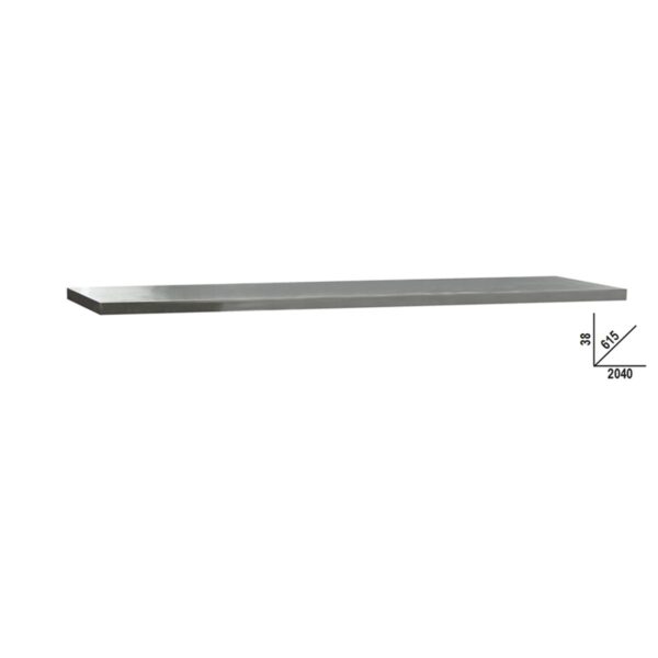 Blat roboczy (2040x615 mm) z płyty MDF pokrytej stalą nierdzewną BetaC45PRO - C45PRO 2.0 PXE/3-2,0MT