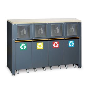 Moduł stały do segregacji śmieci, system C45PRO 2.0 BetaC45PRO - C45PRO 2.0 RD/W