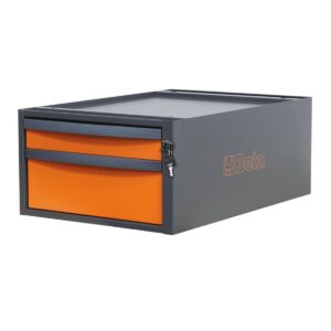 Moduł o wysokości 257 mm, z 2 szufladami, do modułowych stołów warsztatowych C58BC Beta - C58CS/O 2C