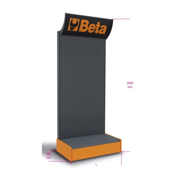 Regał wystawienniczy na odzież i obuwie, pusty SHOPinShop - C64 /1