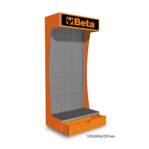 Regał wystawienniczy przyścienny Beta, bez elementów mocujących SHOPinShop - C68/1