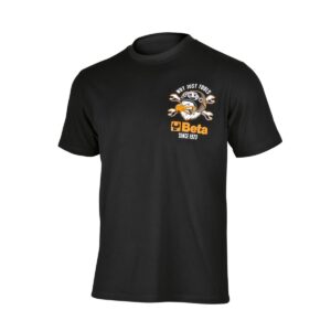 T-shirt z nadrukiem w stylu nowoczesnym Beta - 7548M XS