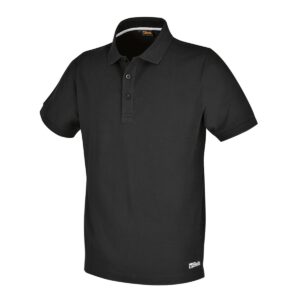 Koszulka polo, wykonana z bawełny piqué, 200 g/m3, czarna Beta - 7552N XS
