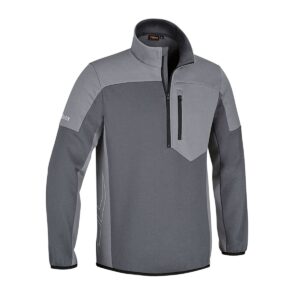 Bluza zapinana na krótki zamek, 80% bawełny, 20% poliestru, 280 g/m2, grafitowa/szara Beta - 7643G XS