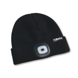 Czapka zimowa z ładowaną lampką LED Beta - 7980L