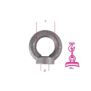 Nakrętki z uchem, metaliczne Robur - 8042EN-K M12