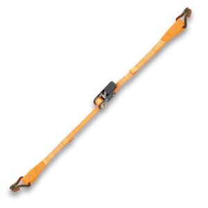 Pasy mocujące z napinaczem zapadkowym, z 2 hakami i uchami, LC 400 kg, z bardzo mocnego poliestru (PES) Robur - 8188CG25 3