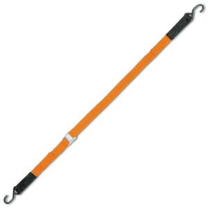 Pasy mocujące ze sprzączką zaciskającą, z 2 hakami i uchami, LC 250 kg, z wysokiej klasy polipropylenu (PP) Robur - 8188FG2 3