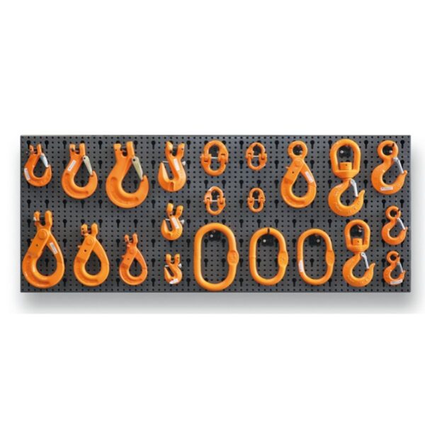Zestaw 64 akcesoriów do lin stalowych i zawiesi, klasa 8, z elementami mocującymi, bez panelu SHOPinShop - 8600 R/225
