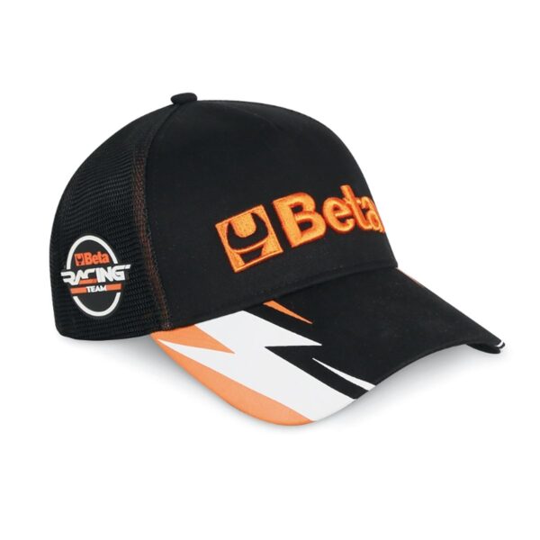 Czapeczka z daszkiem "Trucker", czarna BETACollection - 9525TR