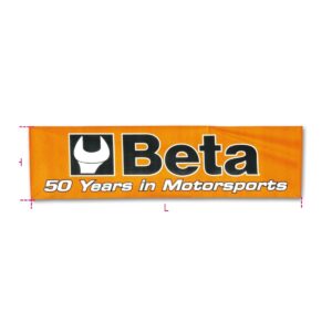 Baner jednostronny, wykonany z materiału TNT, wymiary: 3,0 m x 0,8 m BETACollection - 9559