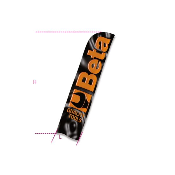 Flaga, 3,50x0,75 m, z masztem BETACollection - 9561VV 4,0