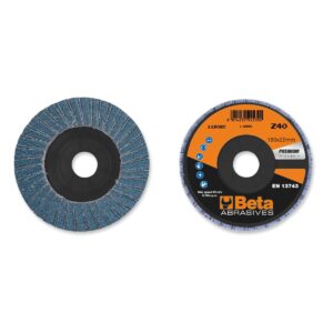 Ściernice listkowe, ziarno cyrkonowe na podłożu z płótna, podkład z włókna szklanego, z pojedynczymi listkami BetaABRASIVES - 11204A 40