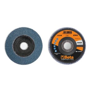 Ściernice listkowe, ziarno cyrkonowe na podłożu z płótna, podkład z włókna szklanego, z pojedynczymi listkami BetaABRASIVES - 11210B 40